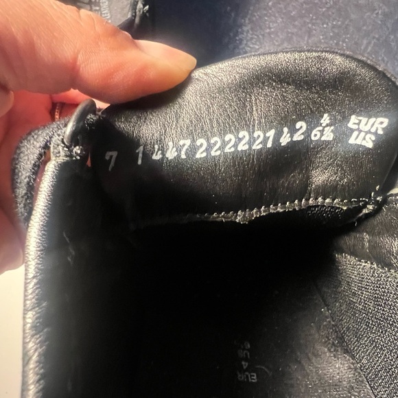 MEPHISTO Shoes Runoff Air Jet System Sneakers Walking Black Suede Women's 6.5 - Picture 7 of 9